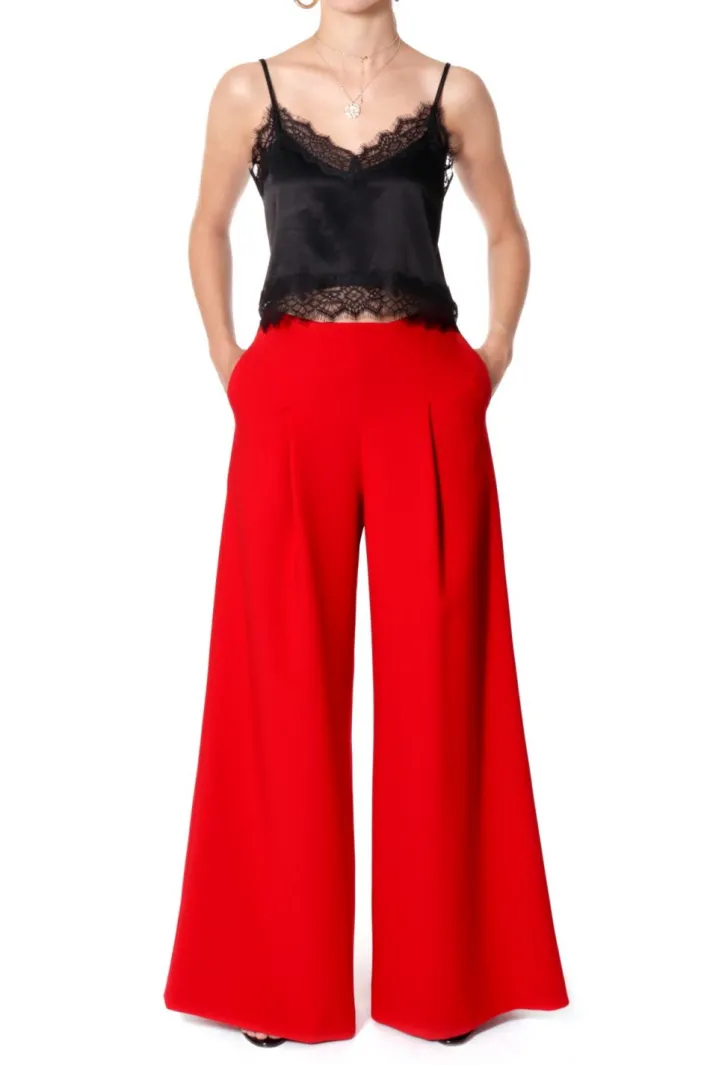 spodnie_rebecca_true_red_4.webp AGGI Spodnie Rebecca True Red^ Spodnie | Garnitury