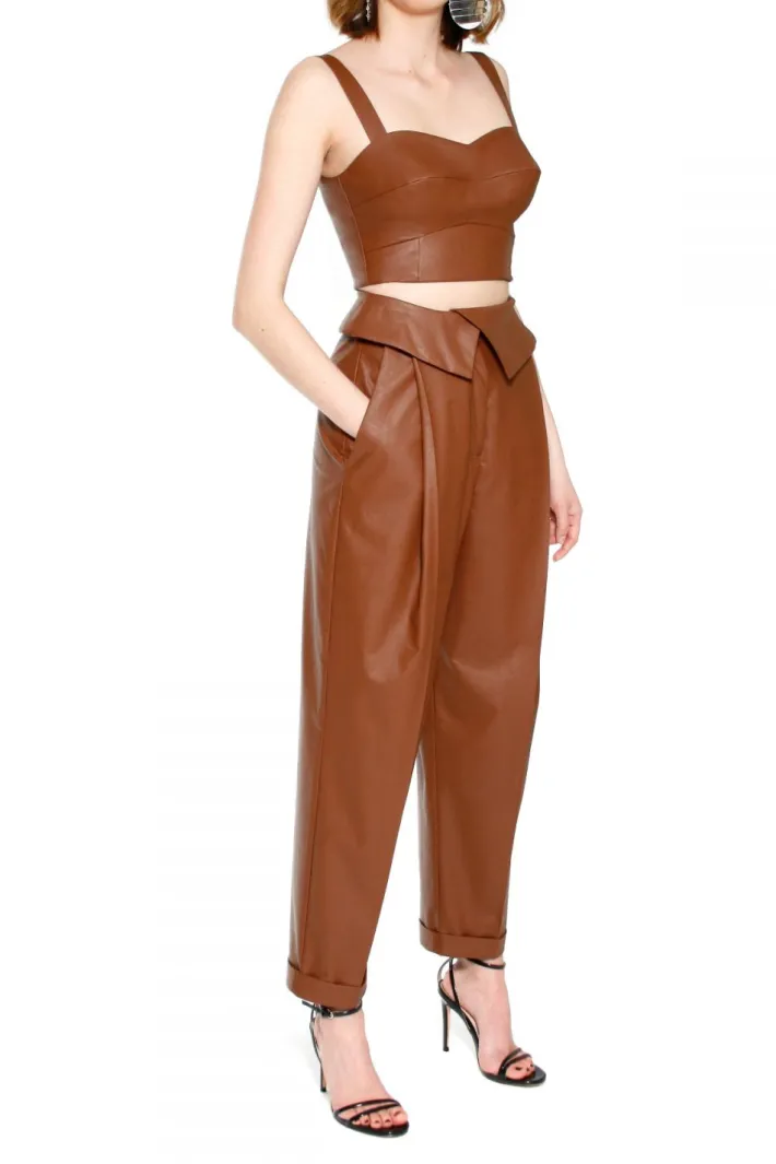 spodnie_xenia_raw_umber_1.webp AGGI Spodnie Xenia Raw Umber^ Spodnie