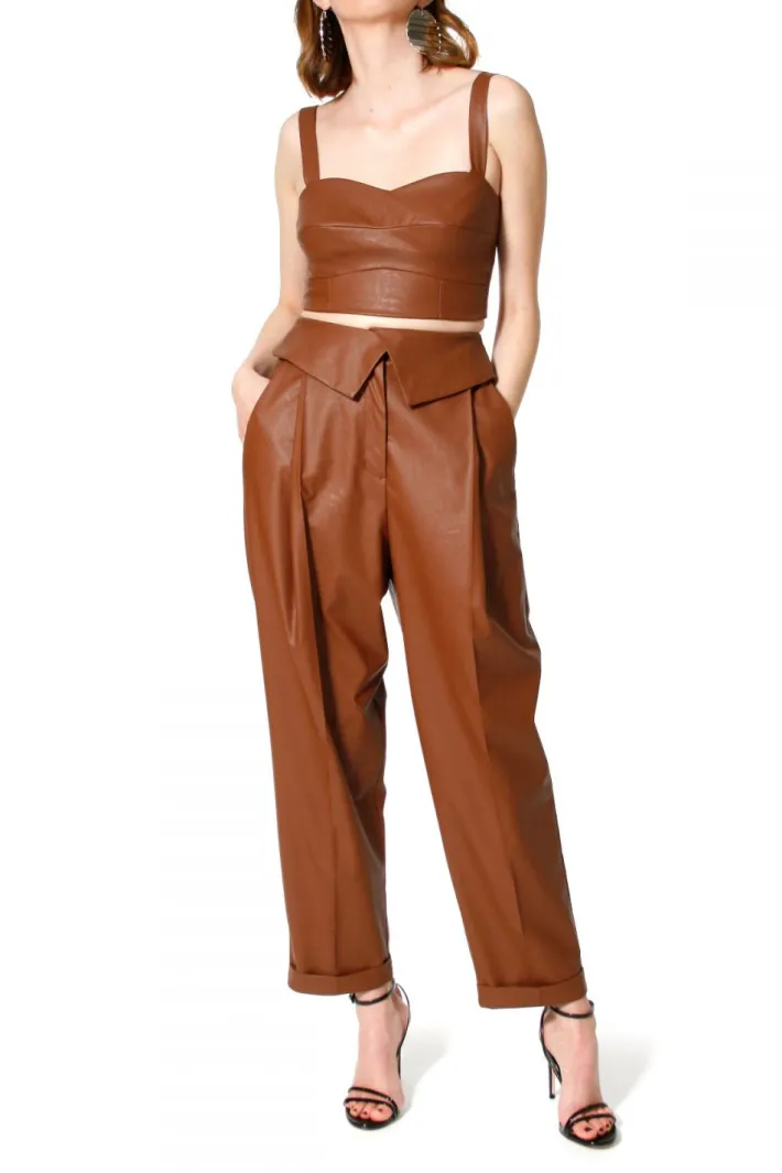 spodnie_xenia_raw_umber_2.webp AGGI Spodnie Xenia Raw Umber^ Spodnie
