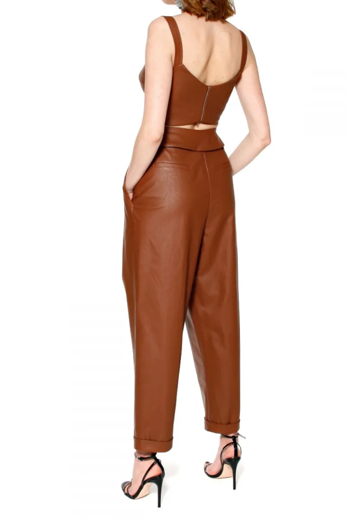 spodnie_xenia_raw_umber_5.webp AGGI Spodnie Xenia Raw Umber^ Spodnie