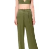 AGGI Stanik Asha Satin Olive Branch^ Bluzki & Topy & Gorsety | Garnitury