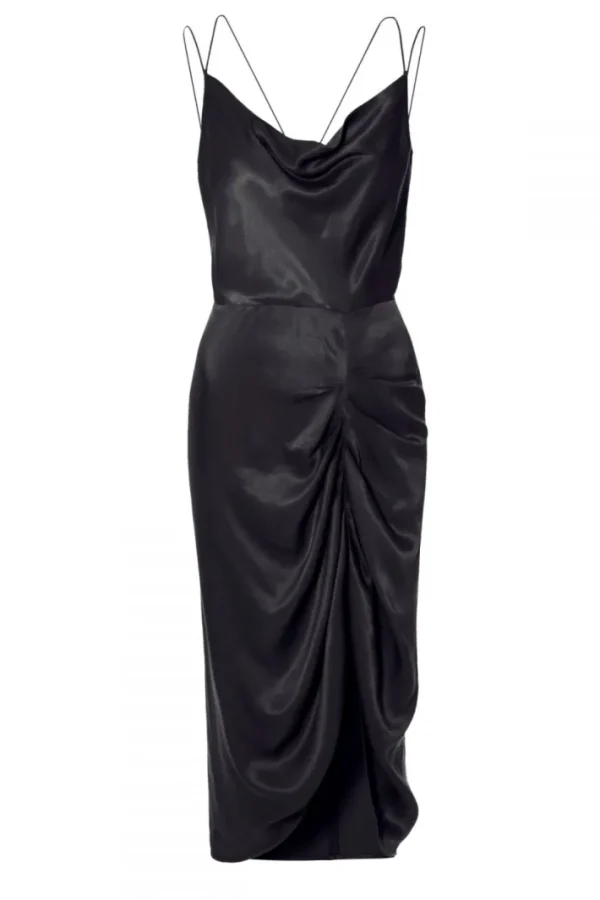 AGGI Sukienka Ava Glossy Black^ Sukienki