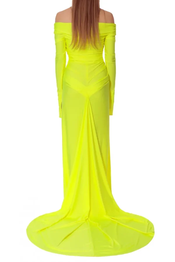 AGGI Sukienka Cameron Laser Yellow^ Sukienki