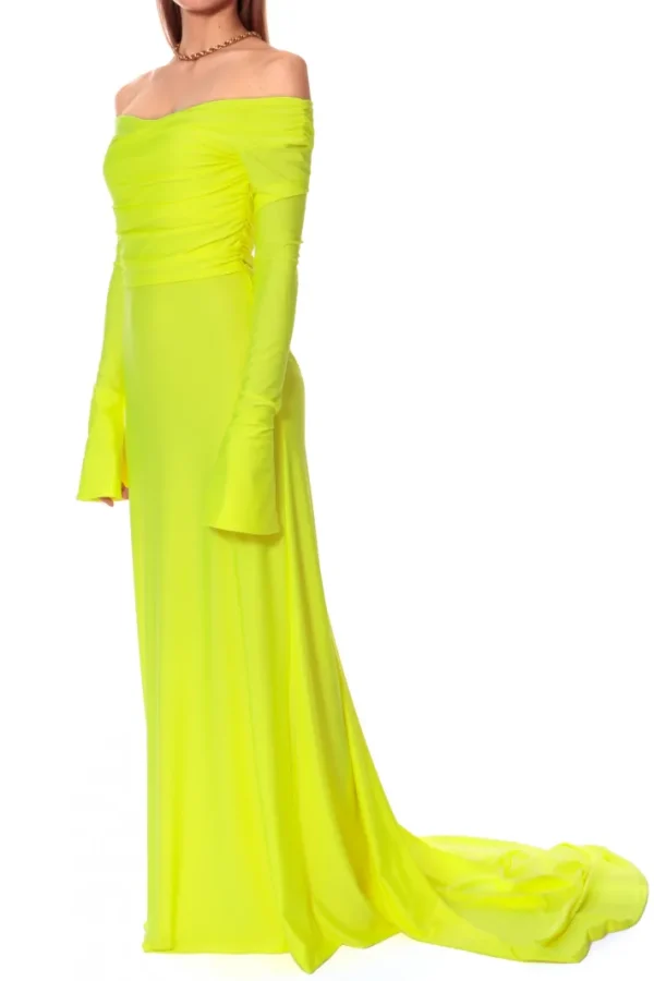 AGGI Sukienka Cameron Laser Yellow^ Sukienki