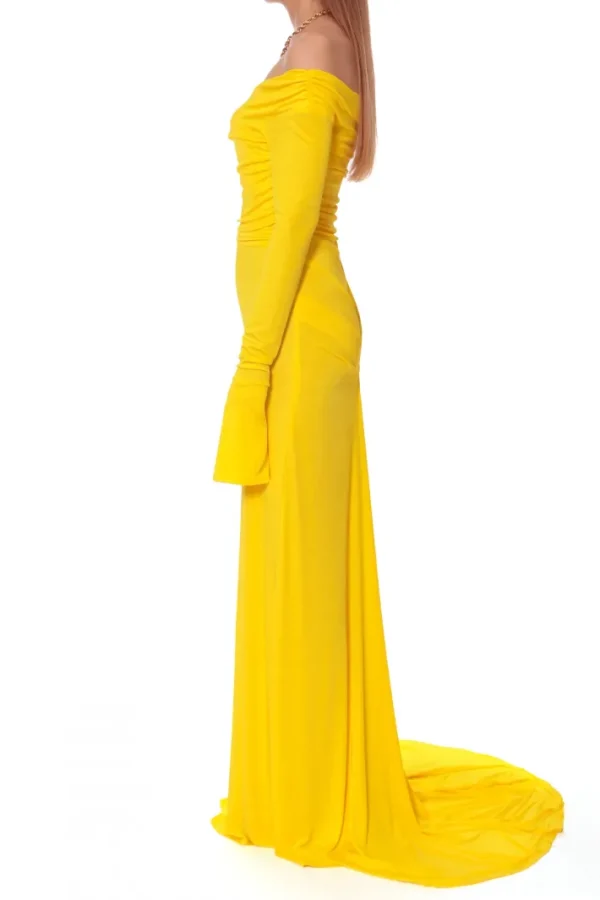 AGGI Sukienka Cameron Super Yellow^ Sukienki