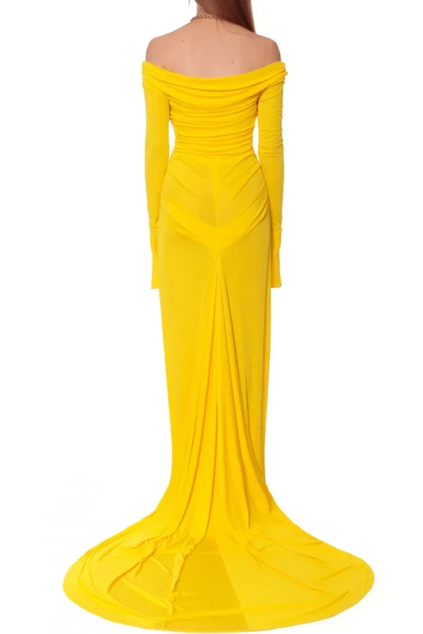 AGGI Sukienka Cameron Super Yellow^ Sukienki