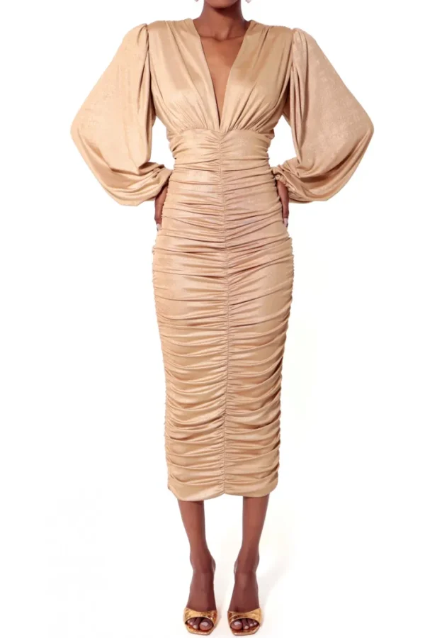 AGGI Sukienka Gloria Gold^ Sukienki | Love, Love