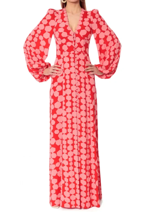 AGGI Sukienka Imani Rosewater Red^ Sukienki