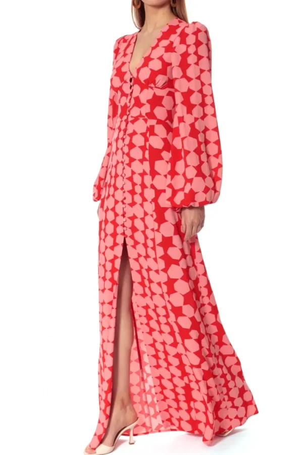 AGGI Sukienka Imani Rosewater Red^ Sukienki