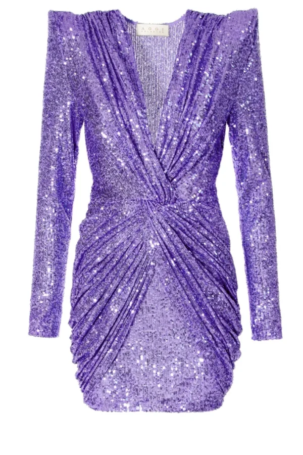 AGGI Sukienka Jennifer Purple Opulence^ Sukienki