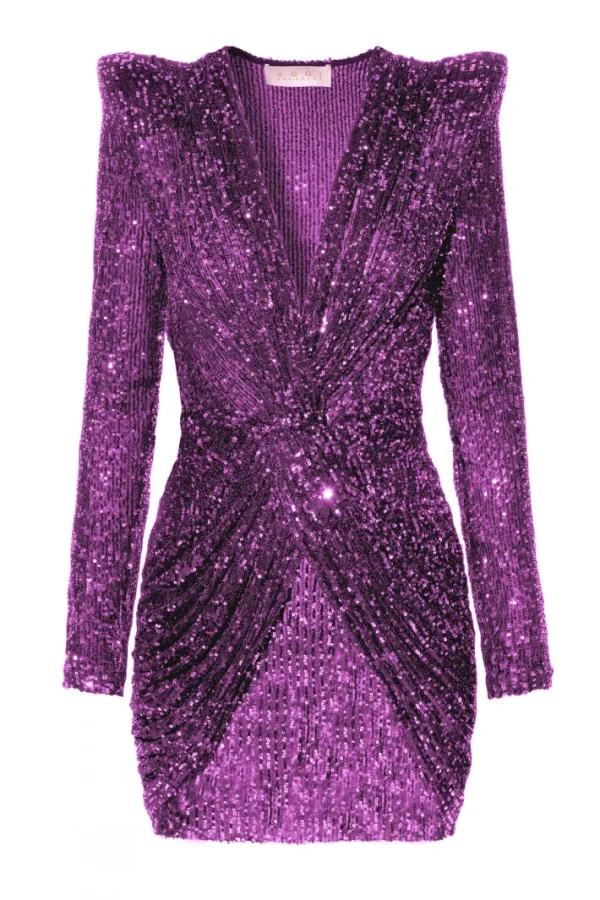 AGGI Sukienka Jennifer Purple Magic^ Sukienki