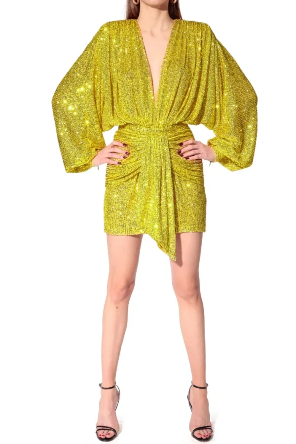 AGGI Sukienka Kaia Bright Lime^ Sukienki