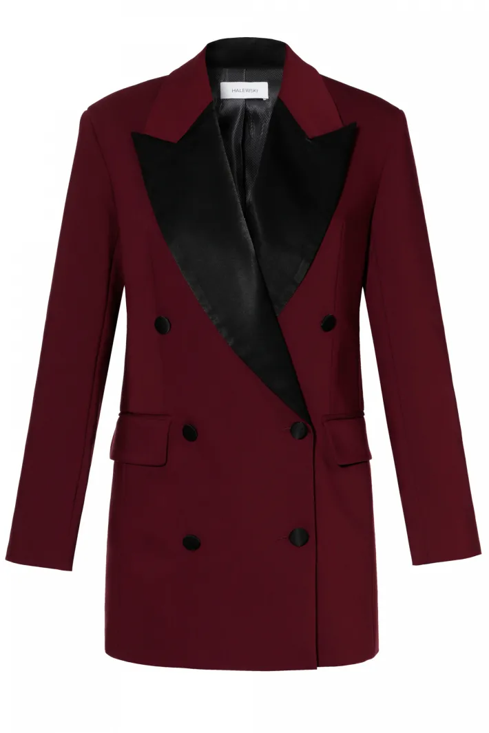 sukienka_marynarka_morgan_1.webp AGGI Sukienka Marynarka Morgana Burgundy and Black^ Marynarki | Sukienki