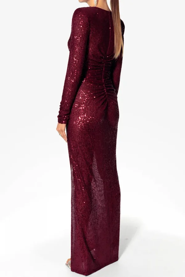 AGGI Sukienka Scarlet Burgundy Sparkle^ Sukienki | Love, Love