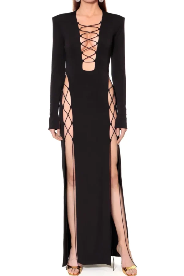 AGGI Sukienka Xena Black of Night^ Sukienki