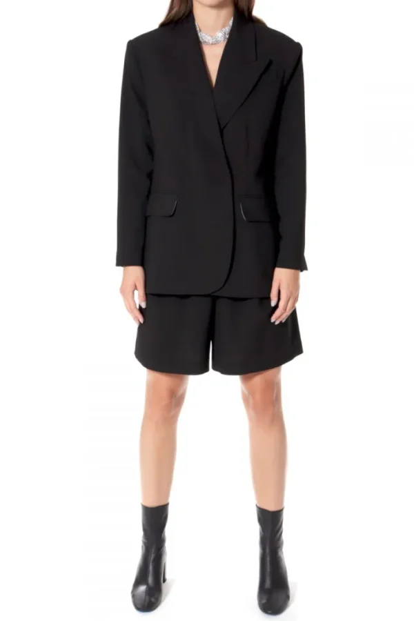 AGGI Szorty Billie Neutral Black^ Spodnie | Garnitury