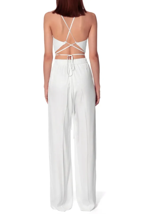 AGGI Top Lucia Satin Bright White^ Bluzki & Topy & Gorsety