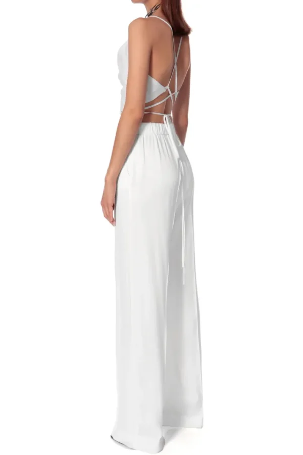 AGGI Top Lucia Satin Bright White^ Bluzki & Topy & Gorsety